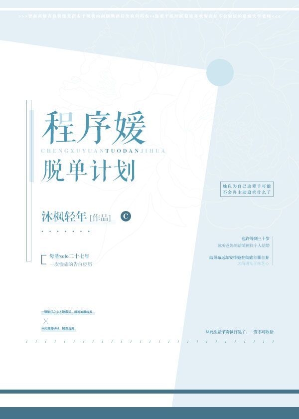 程序媛脱单计划封面